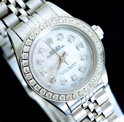 lunetta rolex oyster perpetual 31 diamanti|rolex oyster diamond set.